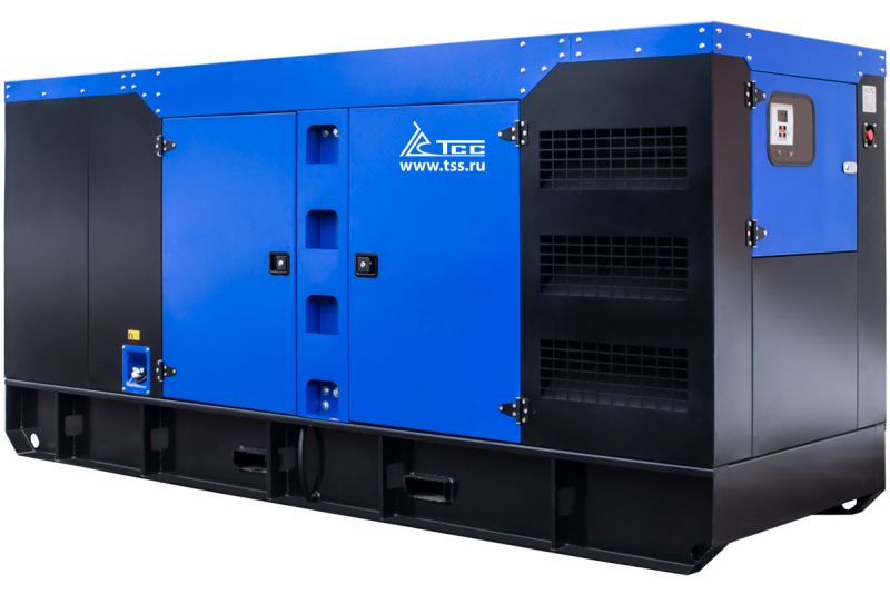 Дизельный генератор в кожухе с АВР 250 кВт ТСС АД-250С-Т400-2РКМ5