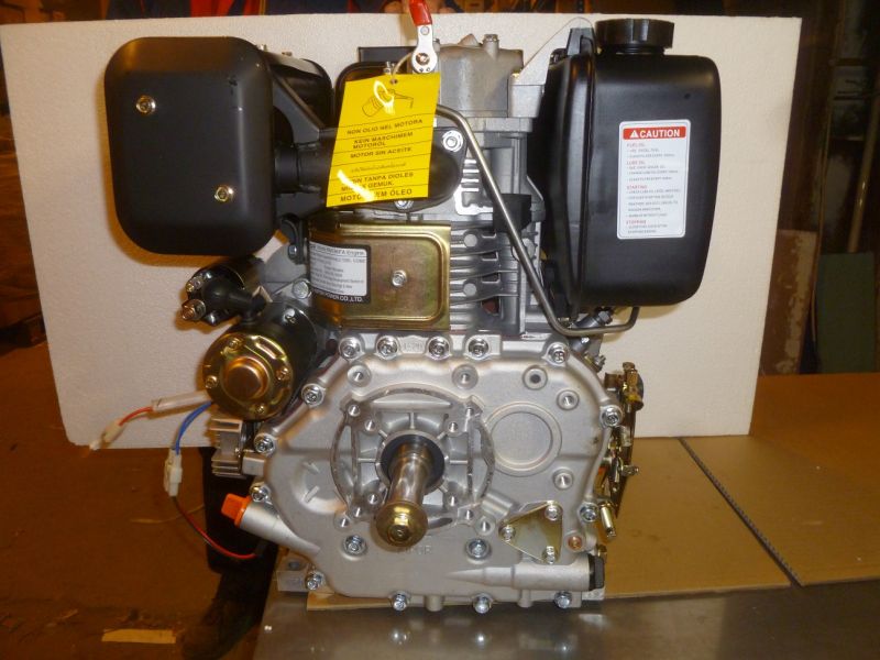 Двигатель KM186FA в сборе ( Вал цилиндрический,D=25,4 мм) /Engine Assy (KM186FAGE-00000)
